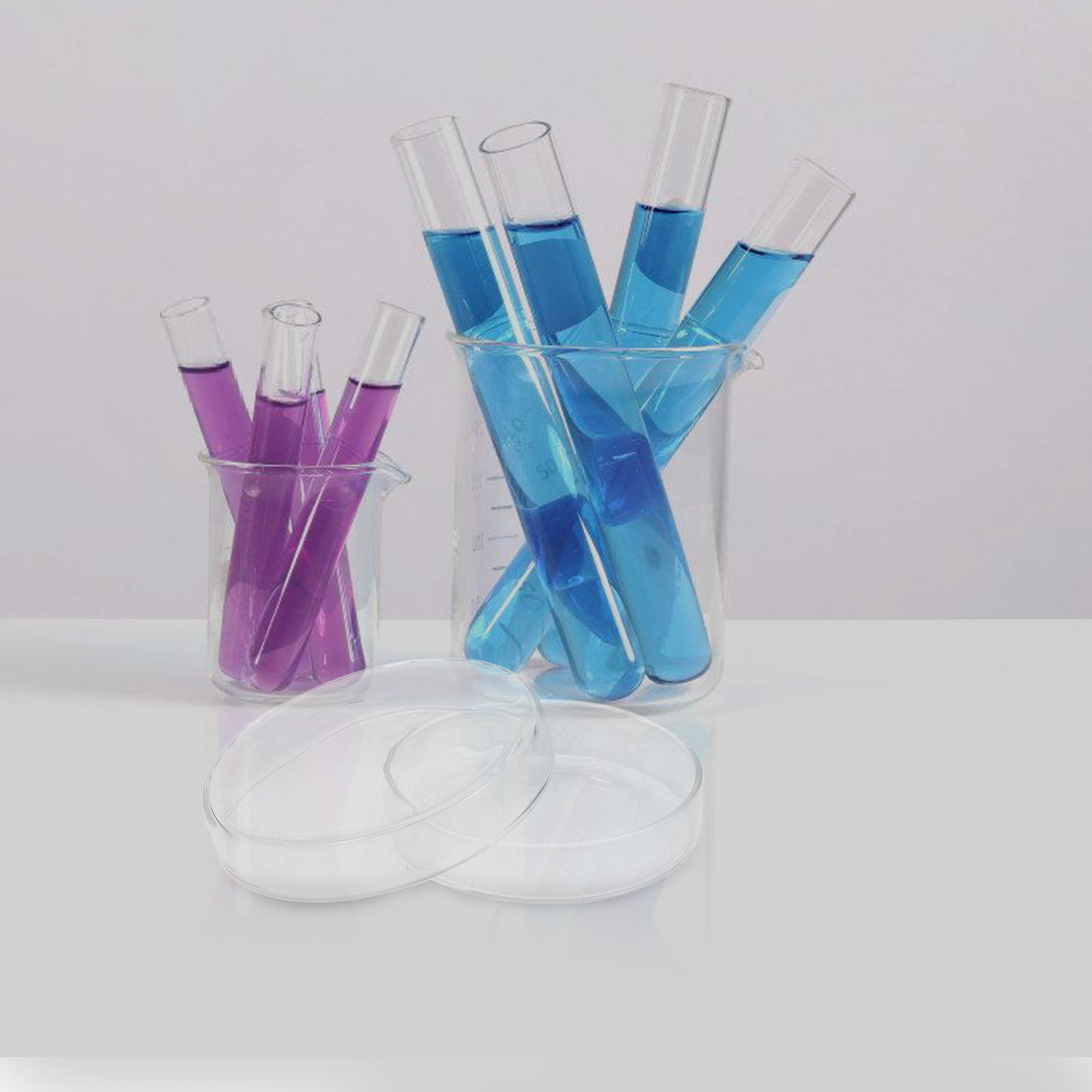 Agar Tissue Culture - Hochborosilikatglas-Petrischale, Gewebekulturplatte, wiederverwendbar, Laborbedarf, leicht, glatte