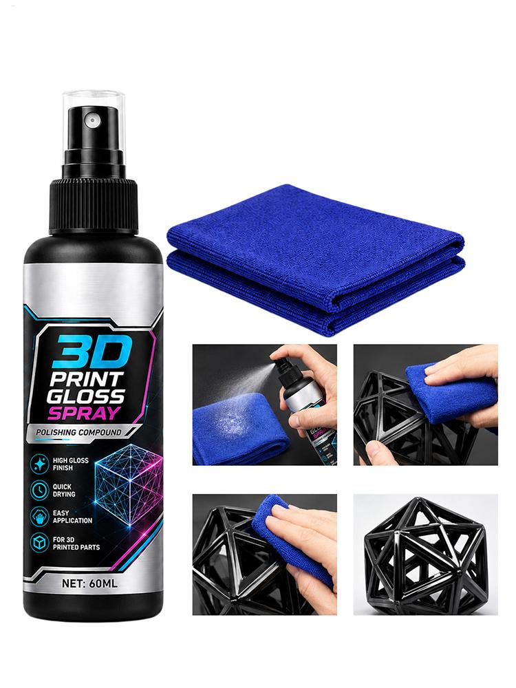 Misting Bottle Fine - 100ml 3D-Druck-Glanzspray, schnelltrocknend, feiner Nebel, Glanzverstärker